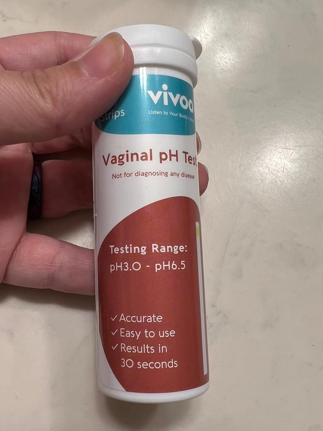 Customer photo review of Vaginal pH Test