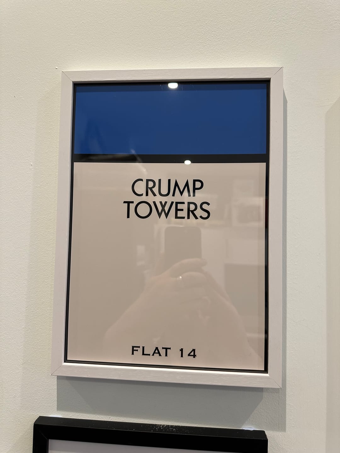 Customer photo review of Personalised Street Name Print