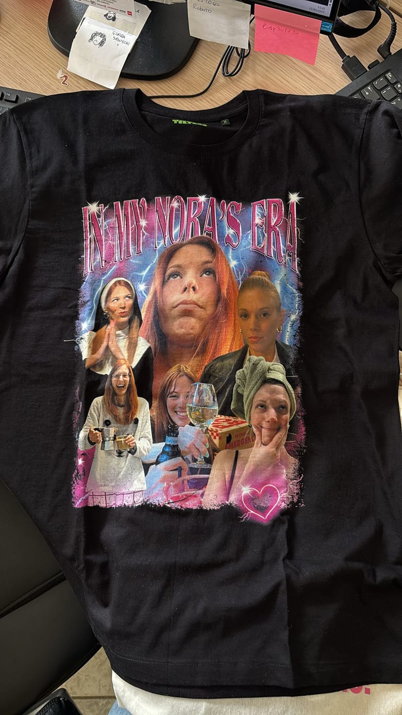 Customer photo review of BOOTLEG T-SHIRT GIORGIA TEMPLATE