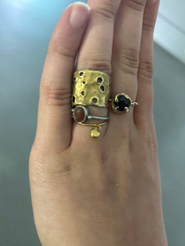 Customer photo review of MINI HEART PENDANT RING