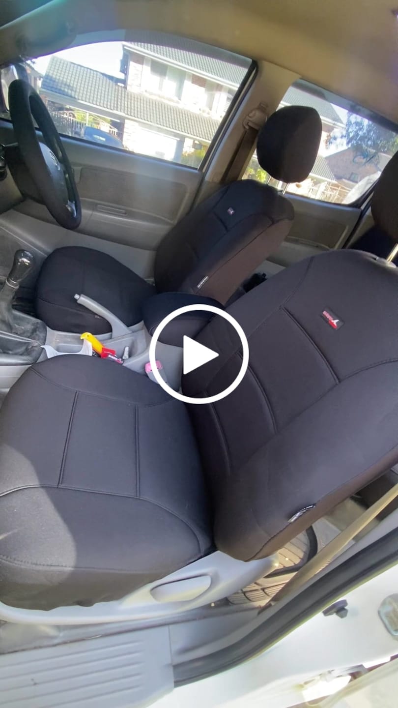 Customer video review of Sharkskin Seat Covers for Toyota Hilux Dual Cab (03/2005-06/2015)