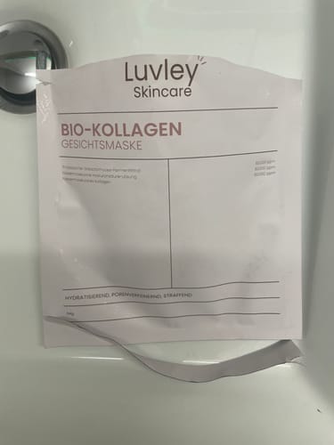 Customer photo review of Bio-Kollagen Gesichtsmaske