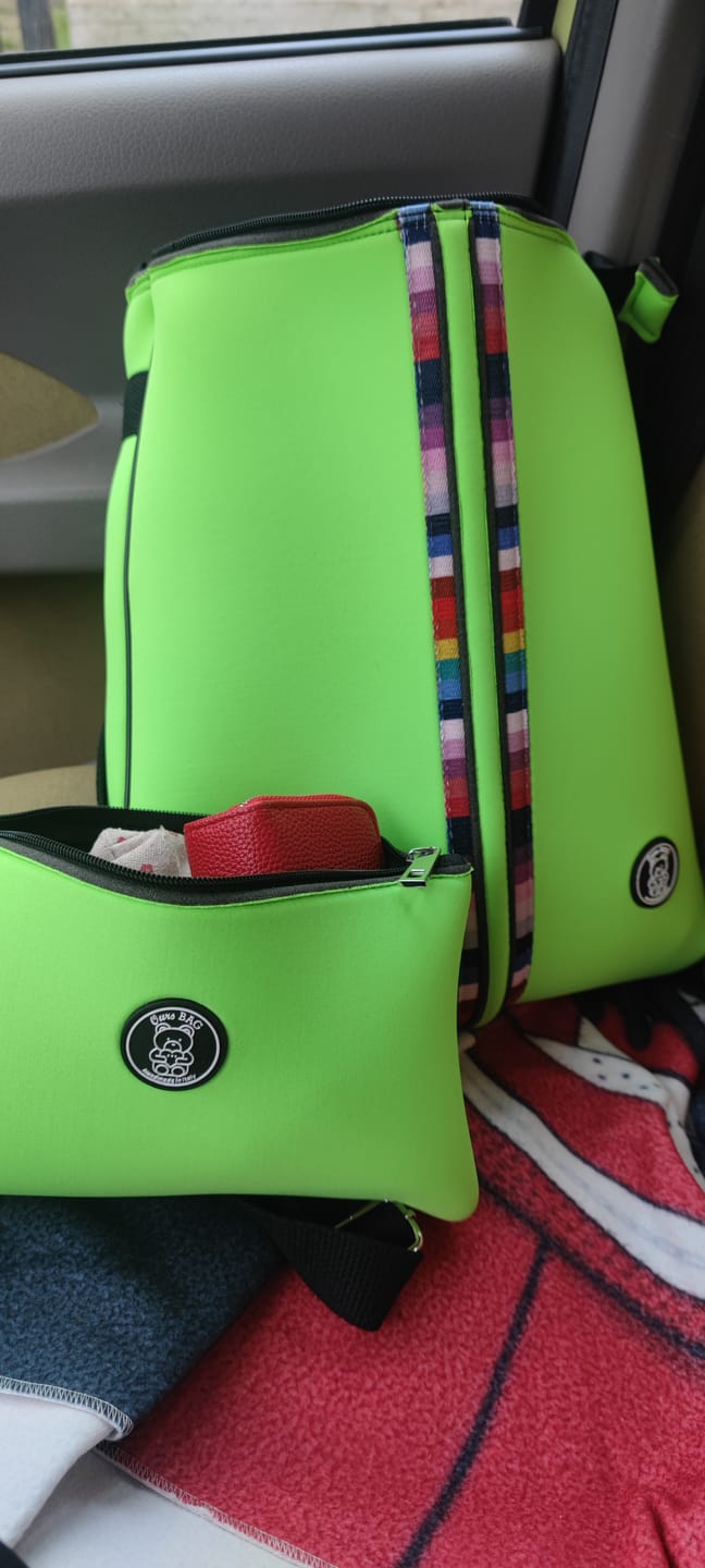 Customer photo review of TRIO | Zainetto + Pochette + Trousse