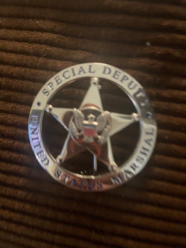 Customer photo review of US Marshal Special Deputy USMS Badge Replica Movie Prop