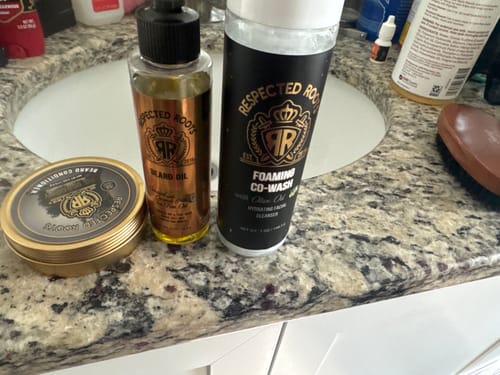 Customer photo review of Beard Care Kit