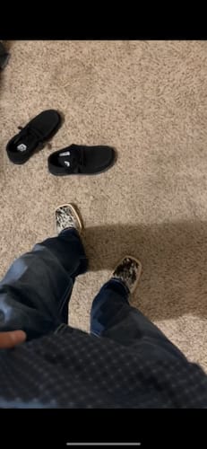 Customer photo review of Genuine Cowhide Boots - Square Toe