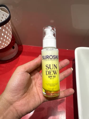 Customer photo review of SunDew - SPF 55 PA++++ Sunscreen (50ML)