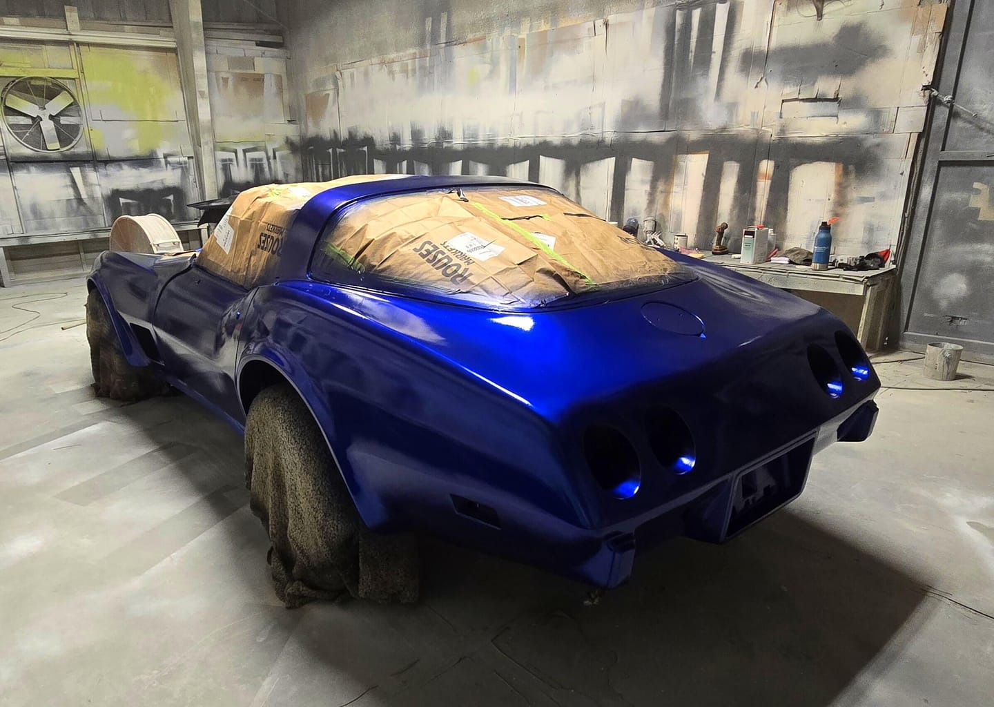 Customer photo review of Mystic Blue Paint Basecoat Midcoat