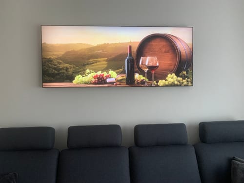 Customer photo review of Canvalight® Leuchtbild | Wein & Toscana | Panorama