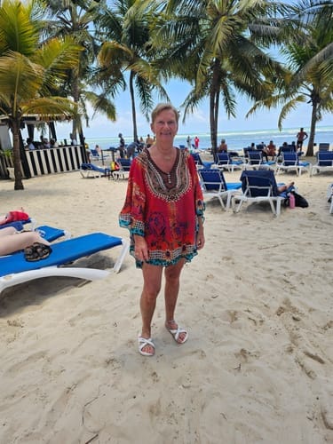 Customer photo review of Bluse mit ethnischem Druck