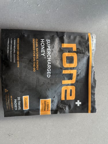 Customer photo review of (20-Pack) SuperCharged Honey - 100mg Caffeine