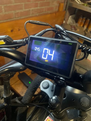 Customer photo review of Breed display H6C - LCD Display Scherm - Fatbike QMWheel V20 - Opvoerbaar