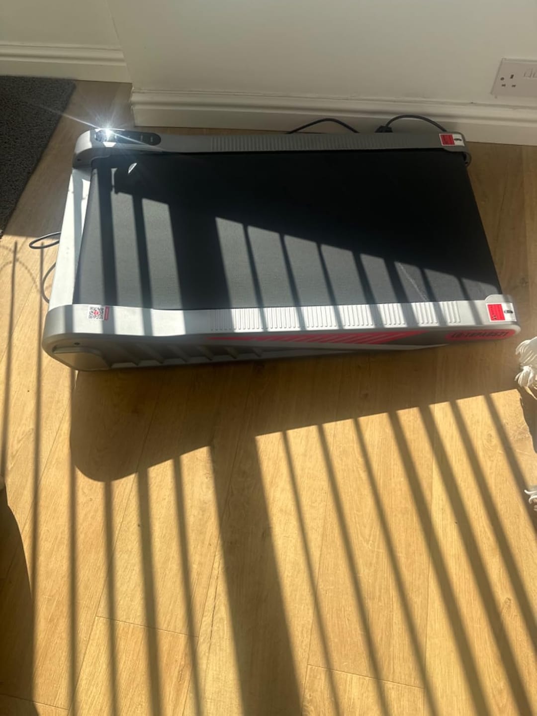 Customer photo review of Mini Walking Pad with Incline - Compact Under Desk Treadmill for Home & Office