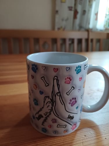 Customer photo review of Beste Hunde Mama 3D Optik - Individuelle Tasse