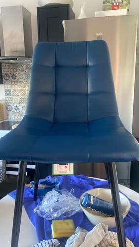 Customer photo review of Fabric Paint -- Blue