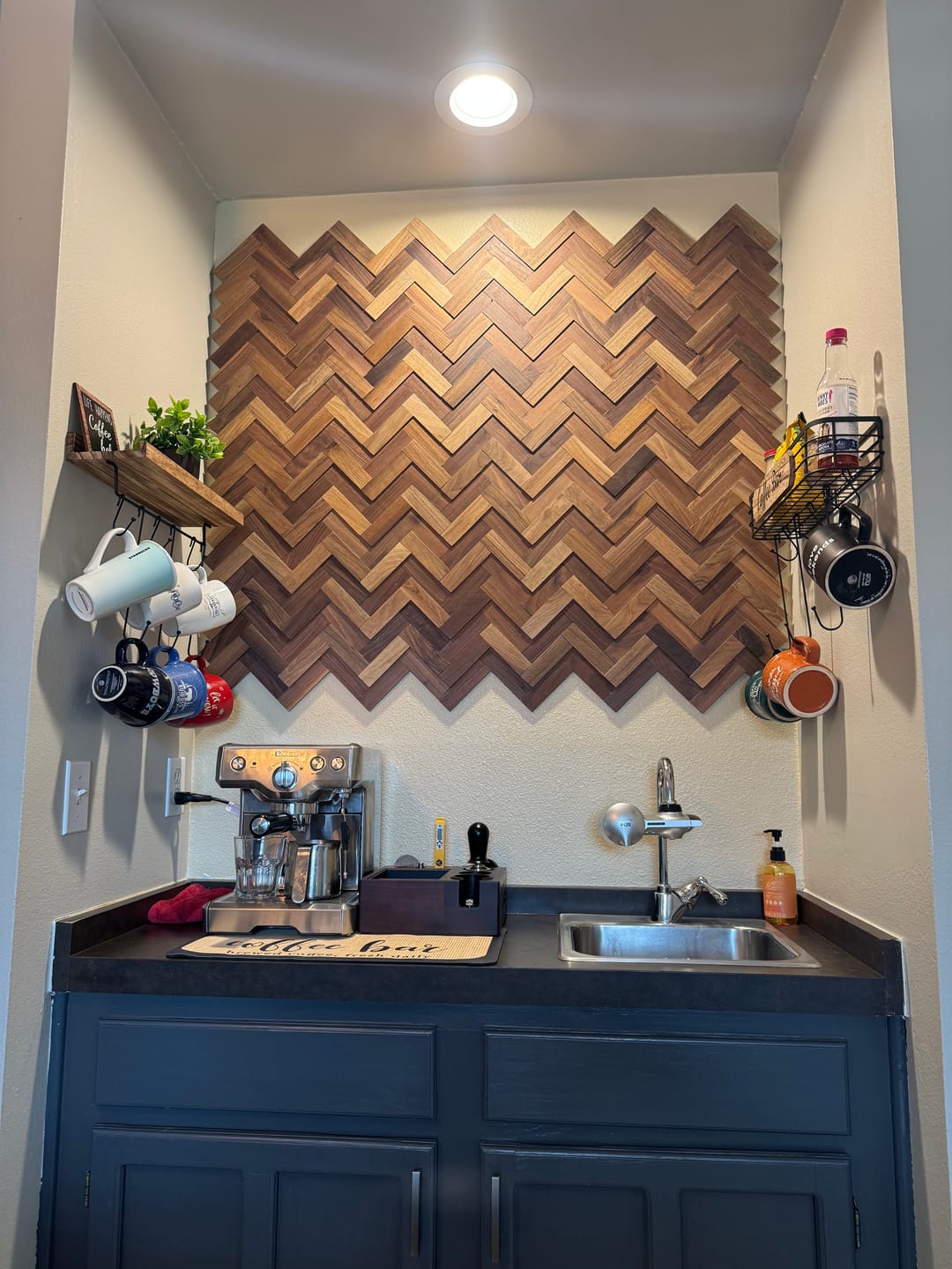 Customer photo review of 3D Natural Herringbone Walnut
