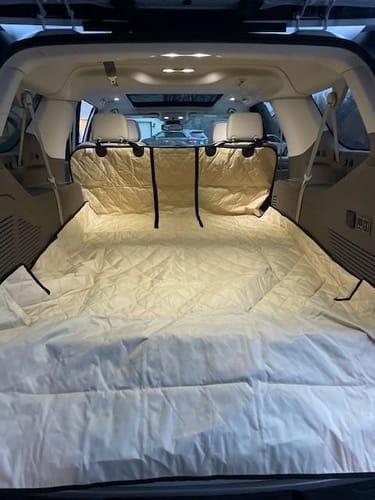 Customer photo review of SUV Cargo Liner for Fold Down Seats - Large