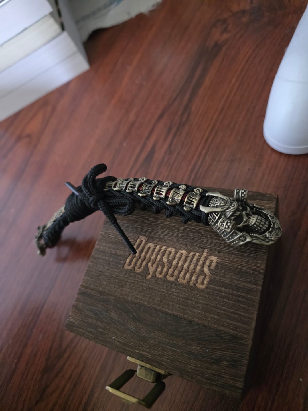 Customer photo review of Zombie Samurai Paracord Bracelet