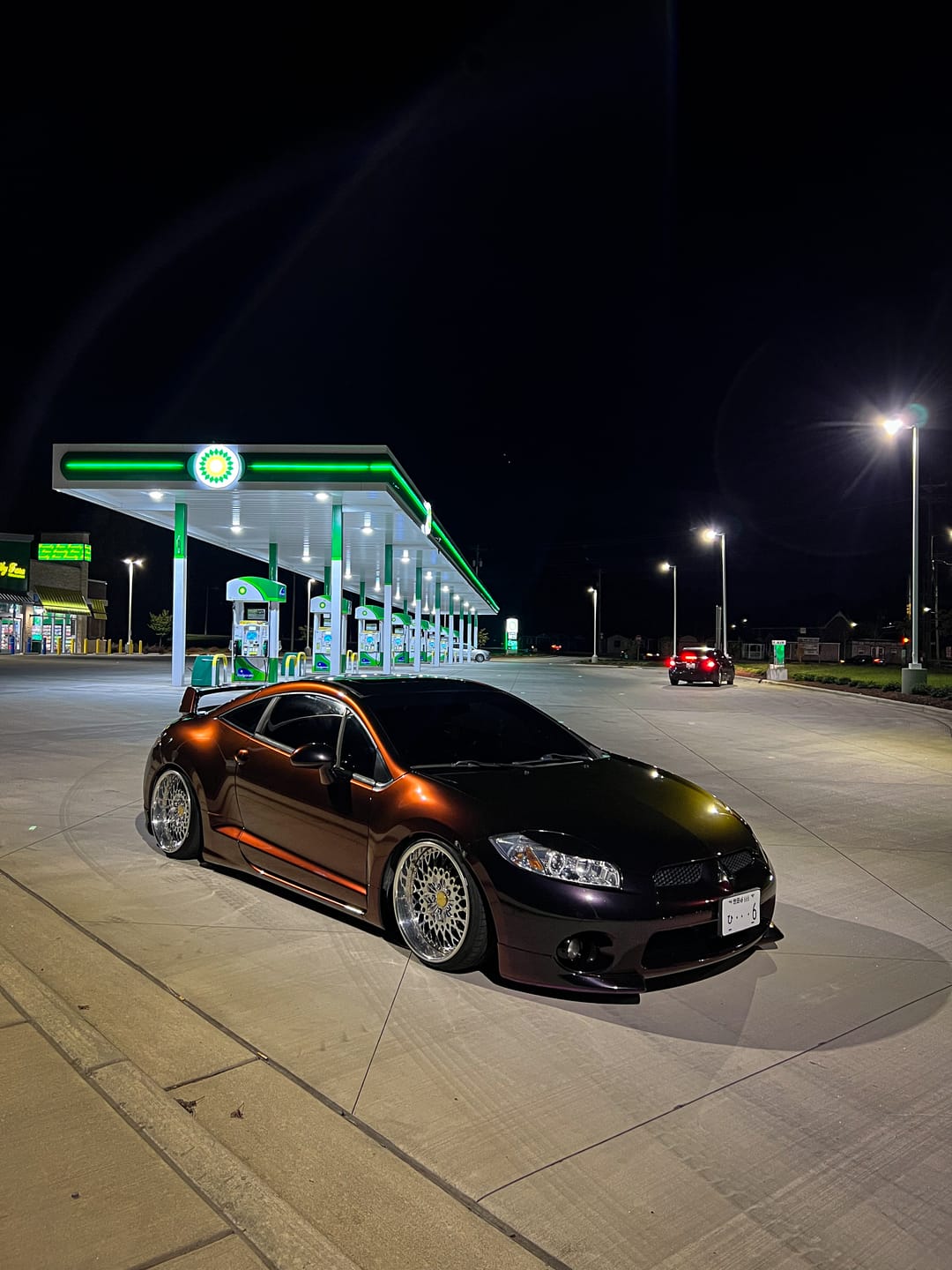Customer photo review of Rainbow Drift Black Red Vinyl Wrap