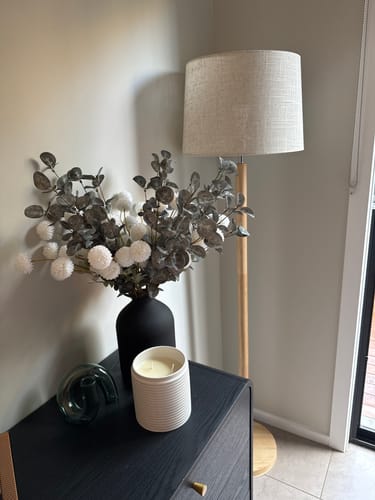 Customer photo review of Faux Arrangement - White & Green