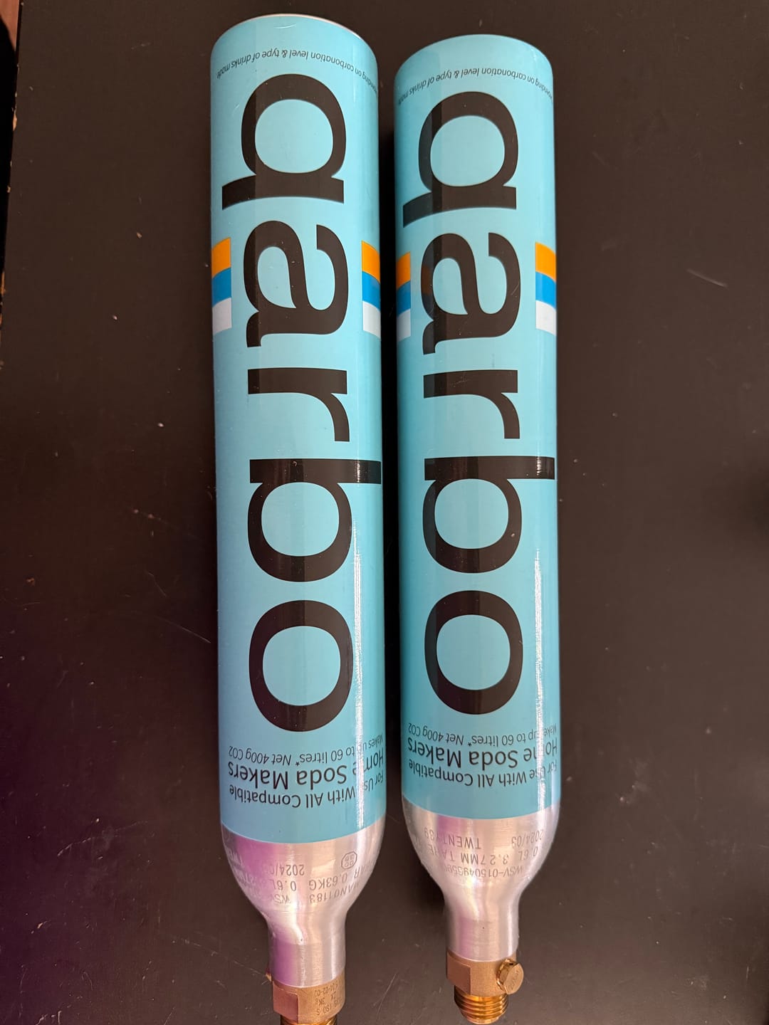 Customer photo review of qarbo*gas - 60L CO2 Cylinder Refills - Home Exchange Program