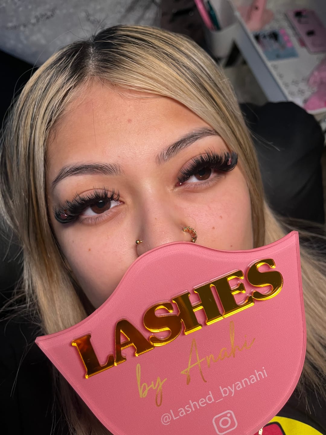 Customer photo review of Cashmere™ Fauxmink Lashes CA95131