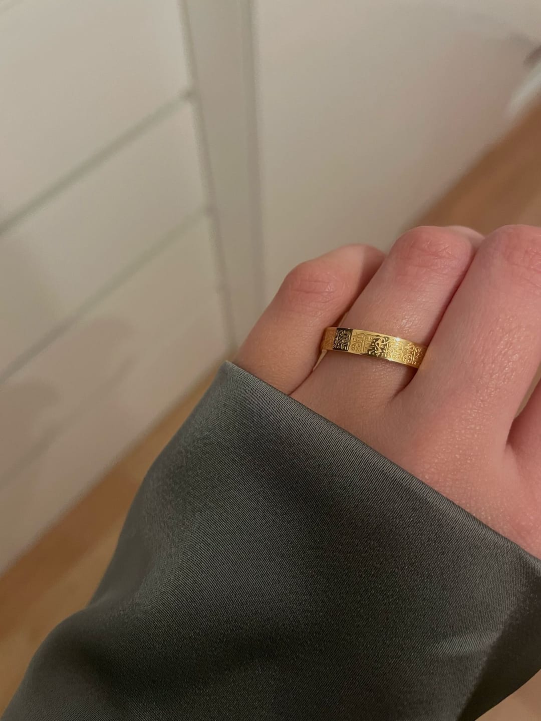 Customer photo review of "And we created you in Pairs" Ring
