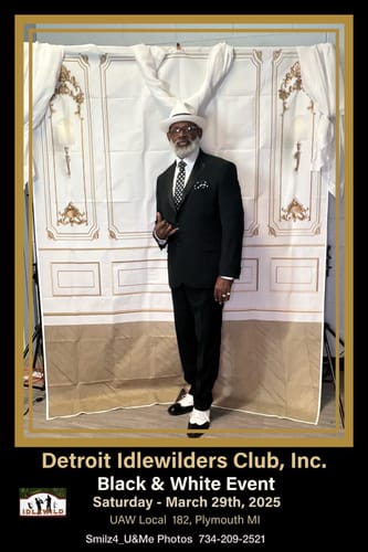 Customer photo review of Classic Black White Polka Dot Tie Hanky Cufflinks Set