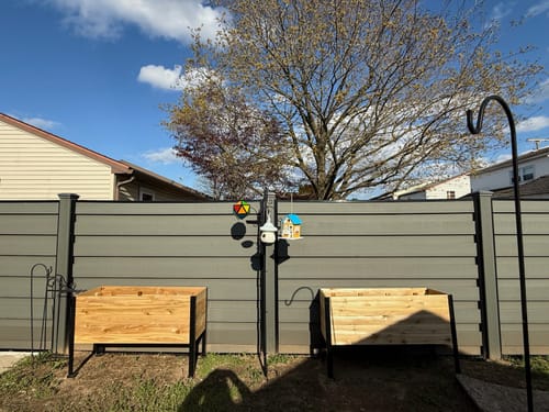 Customer photo review of 18" x 48" Raised Garden Bed