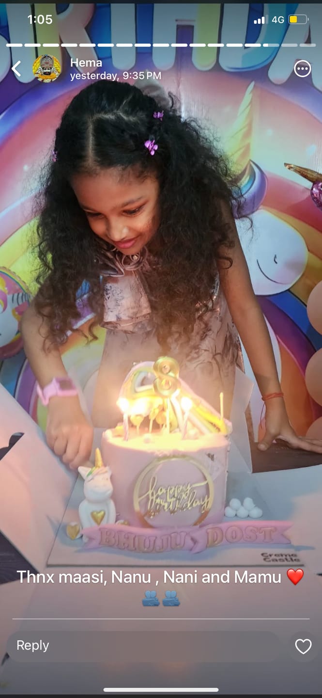 Customer photo review of Birthday Rainbow Unicorn Cake