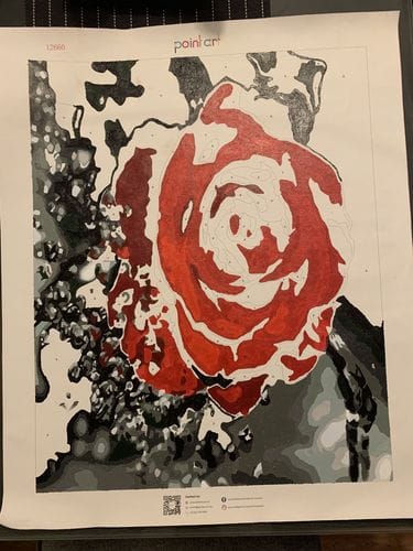 Customer photo review of Tulips IV (Paint by Numbers)
