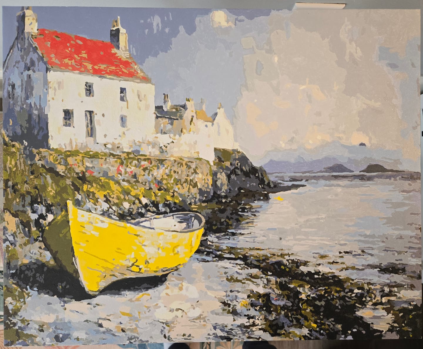 Customer photo review of Rowboat by the Shore