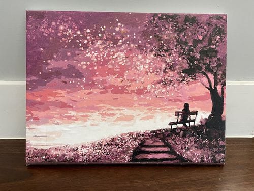 Customer photo review of Door to Paradise II (Paint by Numbers)