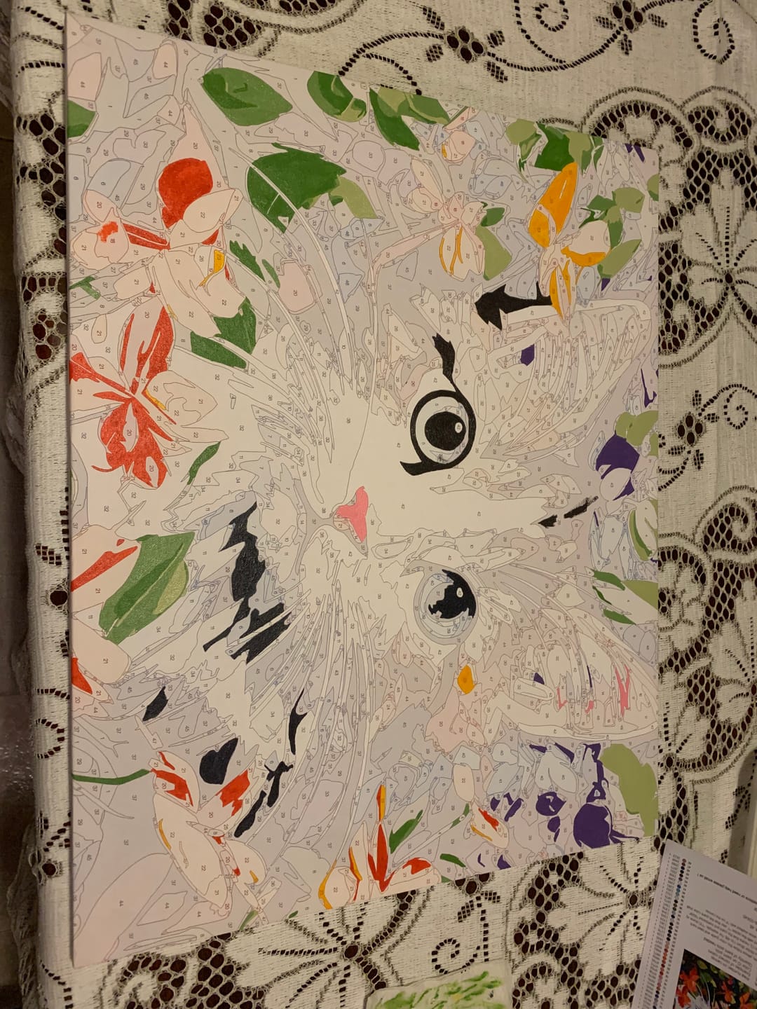 Customer photo review of Floral Whiskers Delight