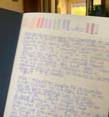 Customer photo review of Dot Grid (Bullet) Journal