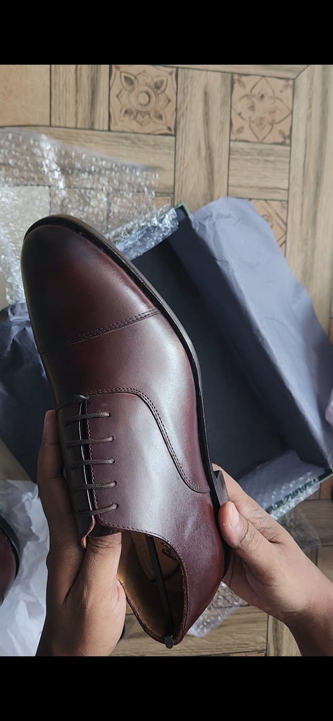 Customer photo review of Goodyear Welted - Cap Toe Oxfords - Brown