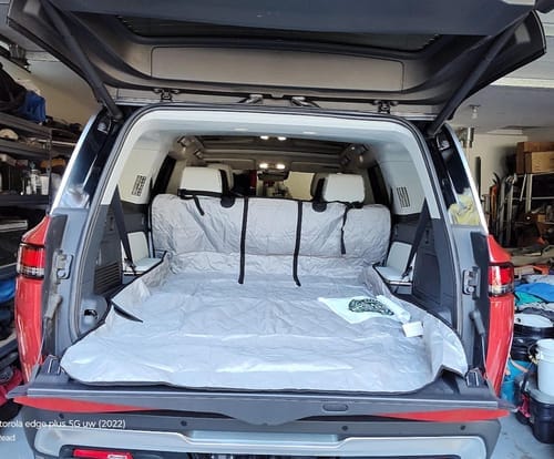 Customer photo review of SUV Cargo Liner for Fold Down Seats - Large