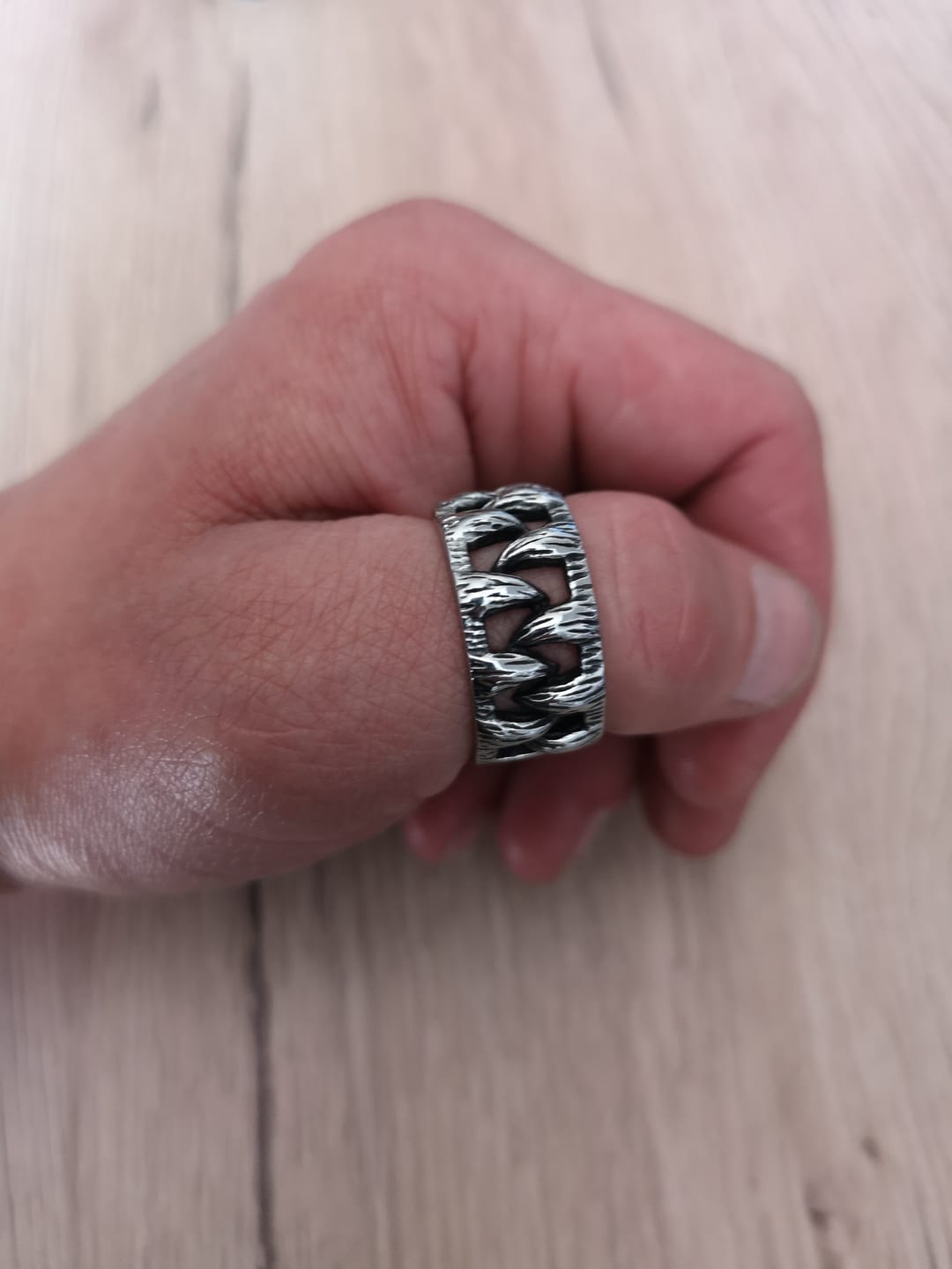 Customer photo review of WOVEN VIKINGS. - 925 STERLING SILVER