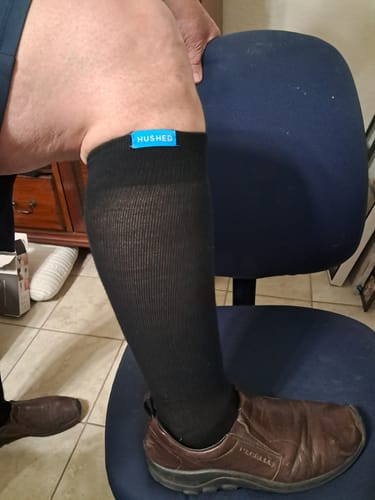Customer photo review of Performance Eucalyptus Compression Socks