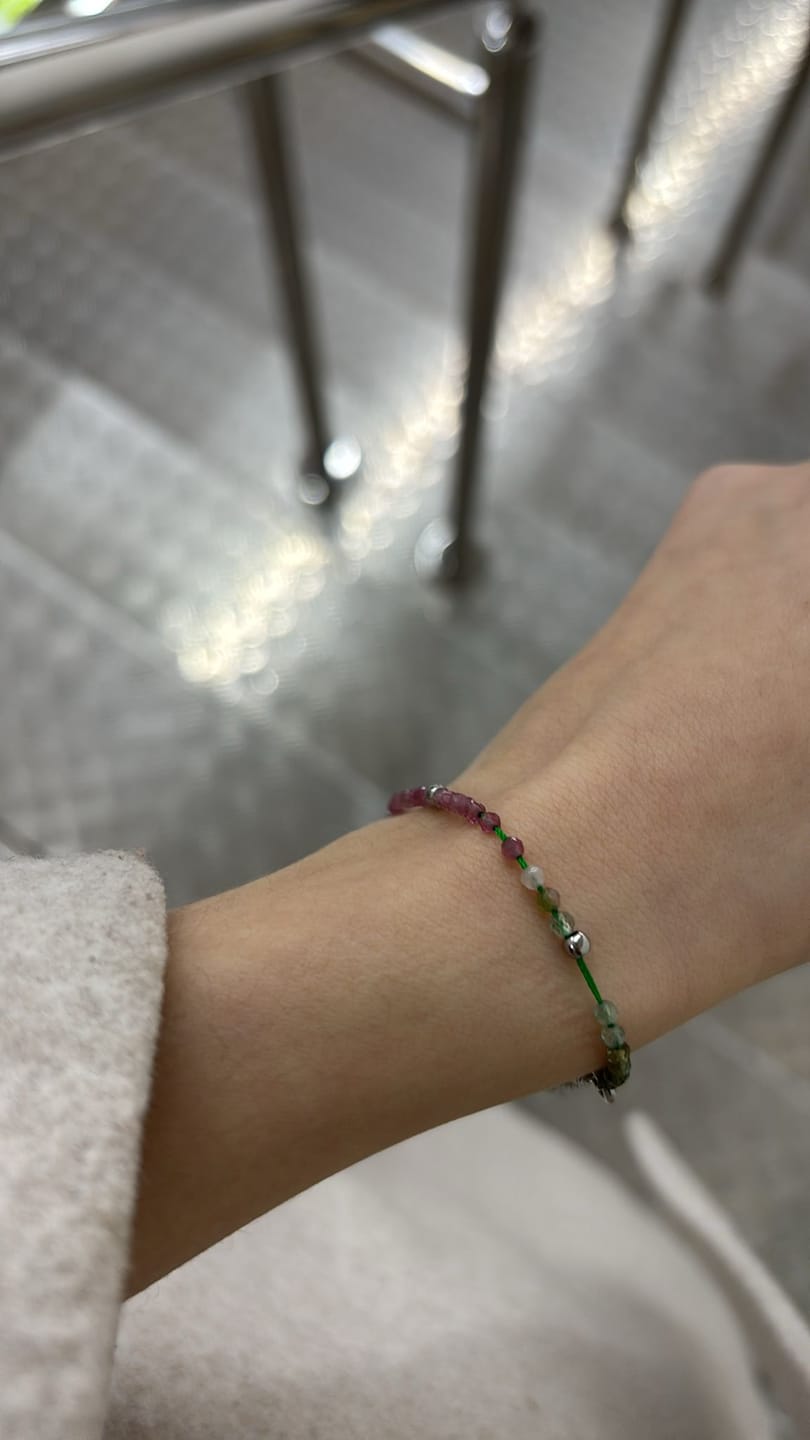 Customer photo review of Pulsera Murano Color