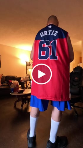 Customer video review of Puerto Rico Custom Basketball Jersey