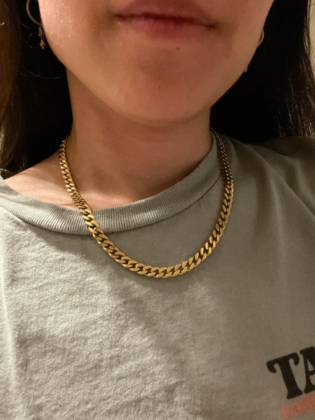 Customer photo review of Edgy Cuban Chain