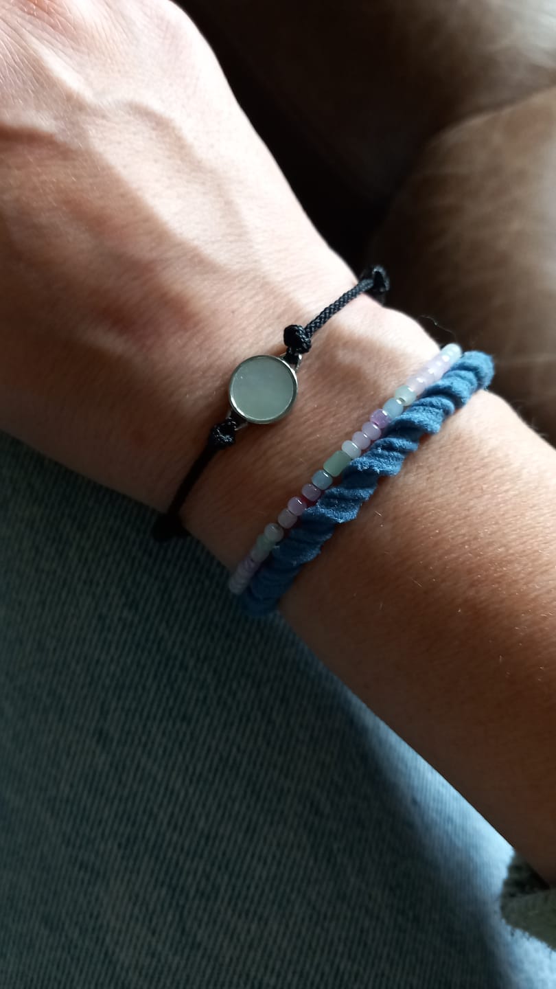 Customer photo review of Lightness Armband - Perlmutt - Silber - Für Sie
