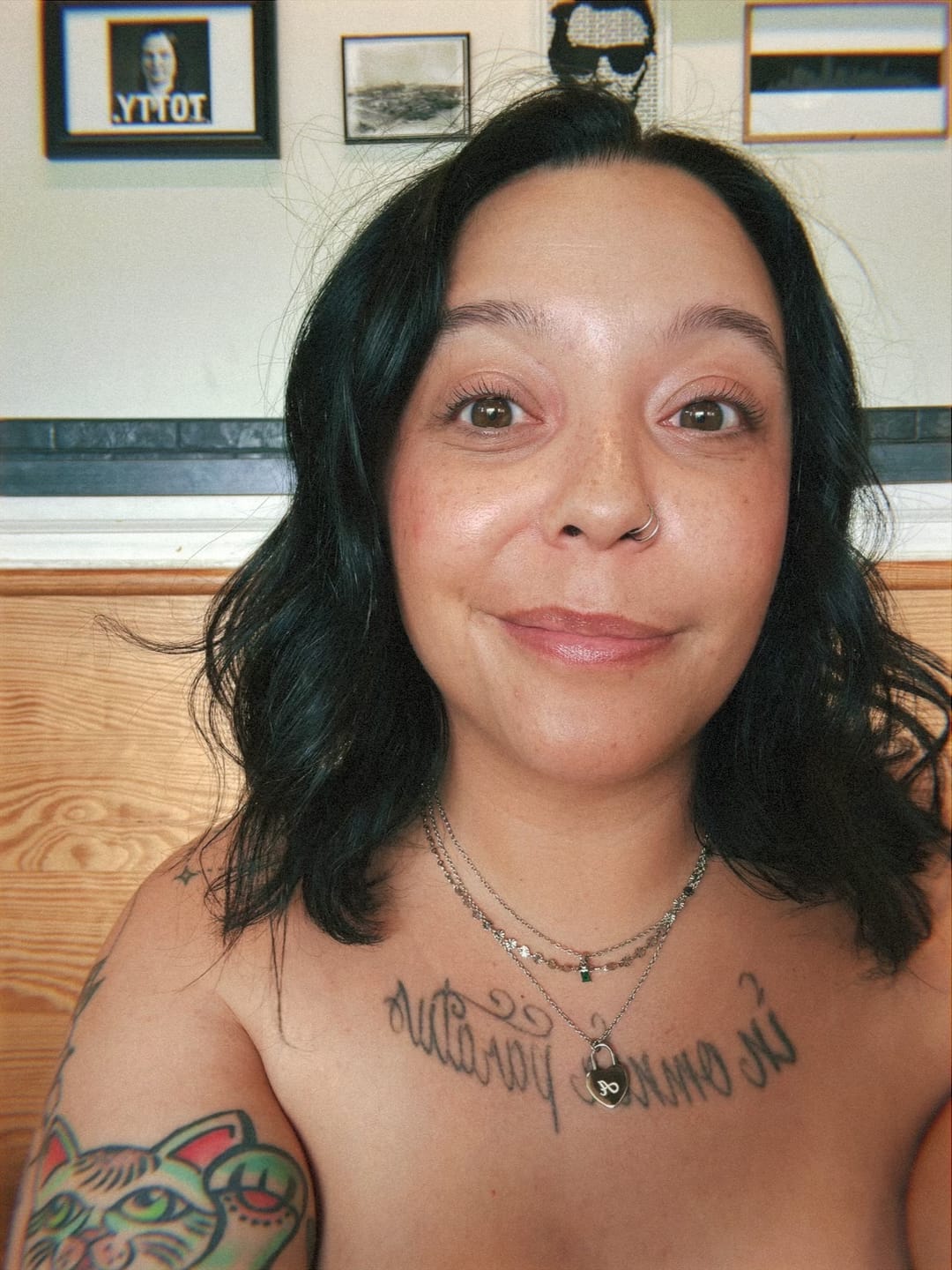 Customer photo review of Moon Chain Necklace