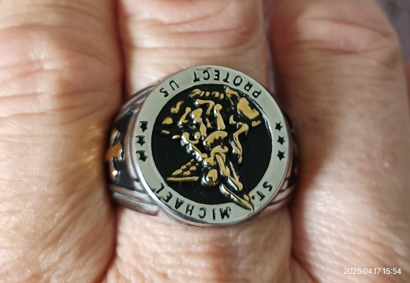 Customer photo review of ST. MICHAELS. - GOLD