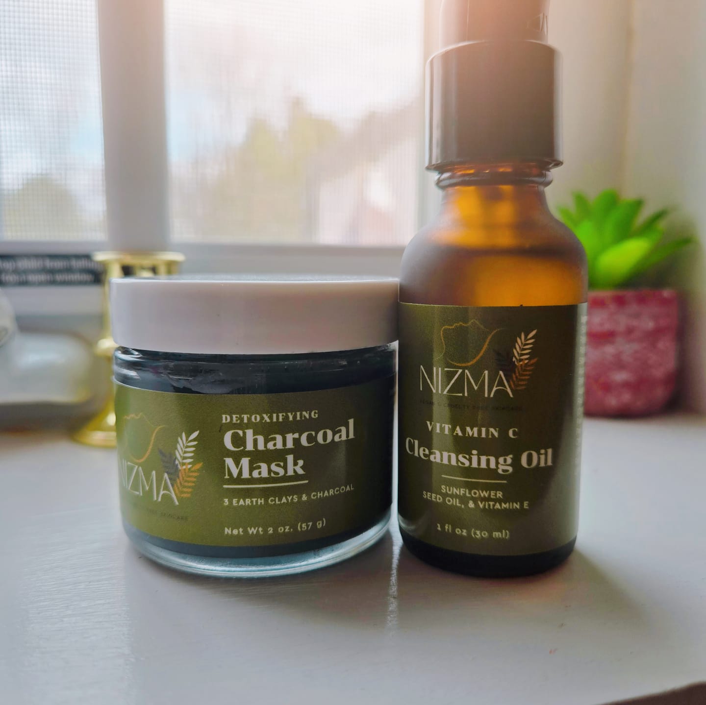 Customer photo review of Vitamin C Cleansing Oil