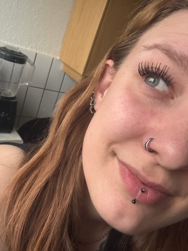 Customer photo review of Ekstra Sæt Vippe Extensions