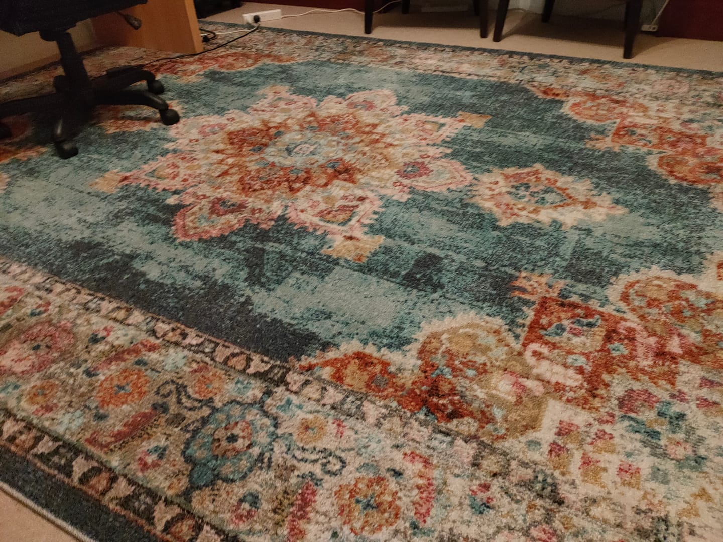 Customer photo review of June Transitional Rust Rug