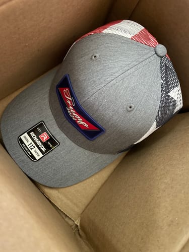 Customer photo review of Trump Bow Tie Woven Patch Hat