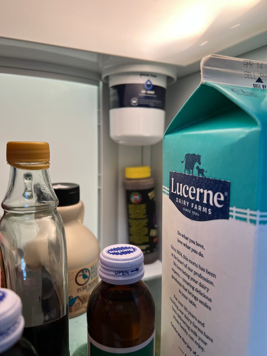 Customer photo review of Glacier Fresh Replacement for GWF Refrigerator Water Filter, GE®  MWF Water Filter